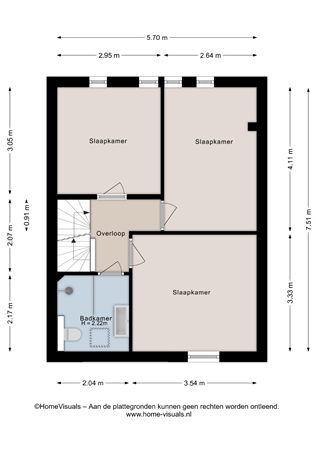 Floorplan - De Snikke 12, 7908 DK Hoogeveen
